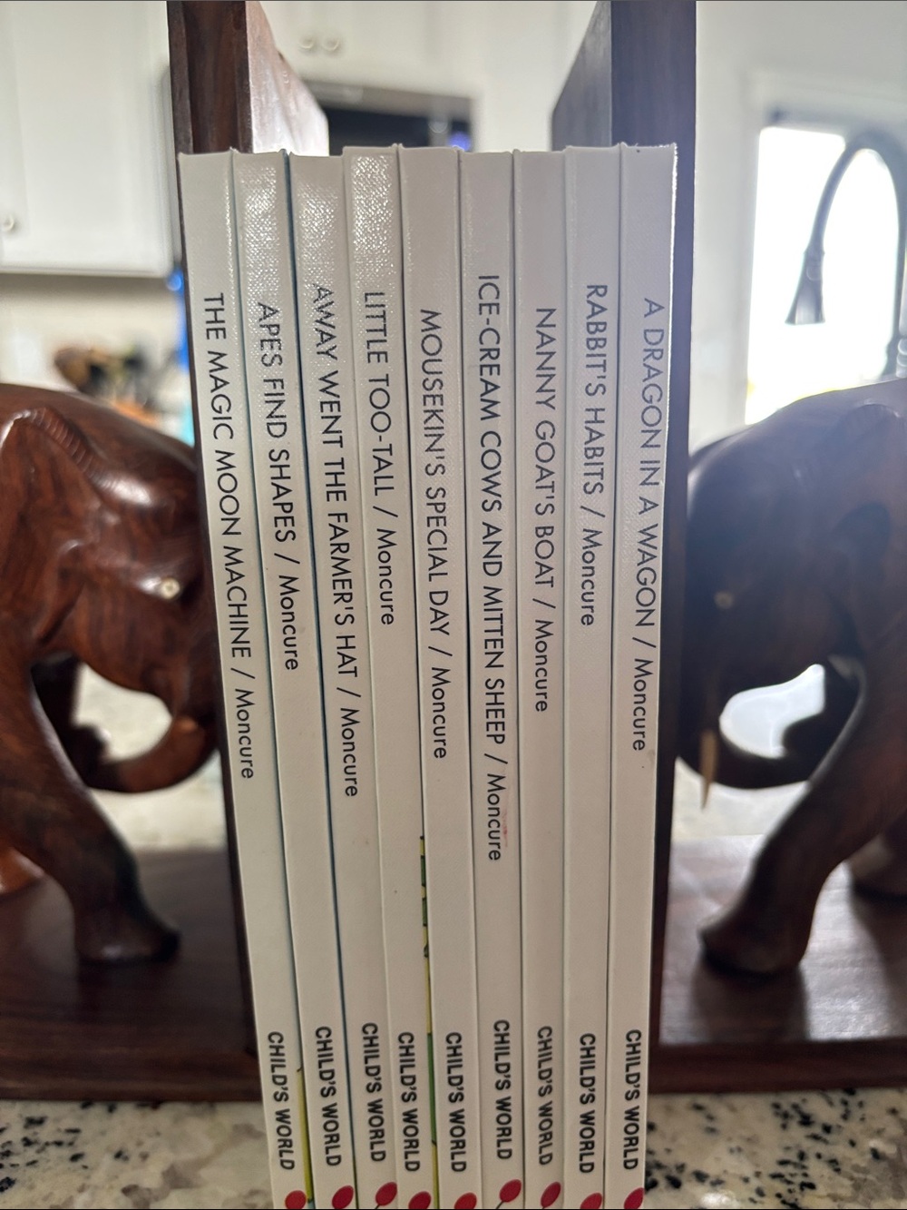 White Children's Book Set - Decorative Coffee Table Books